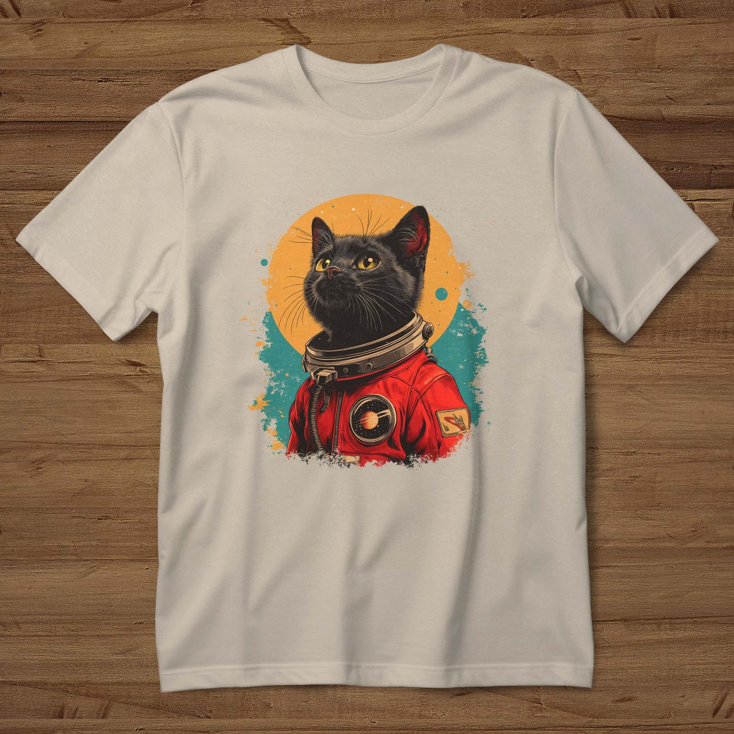 Black Cat Astronaut T-Shirt