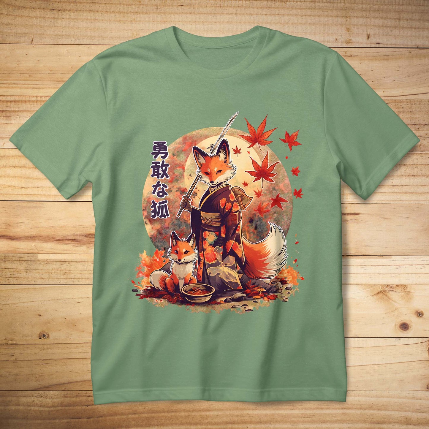 Brave Fox Samurai Unisex T-Shirt