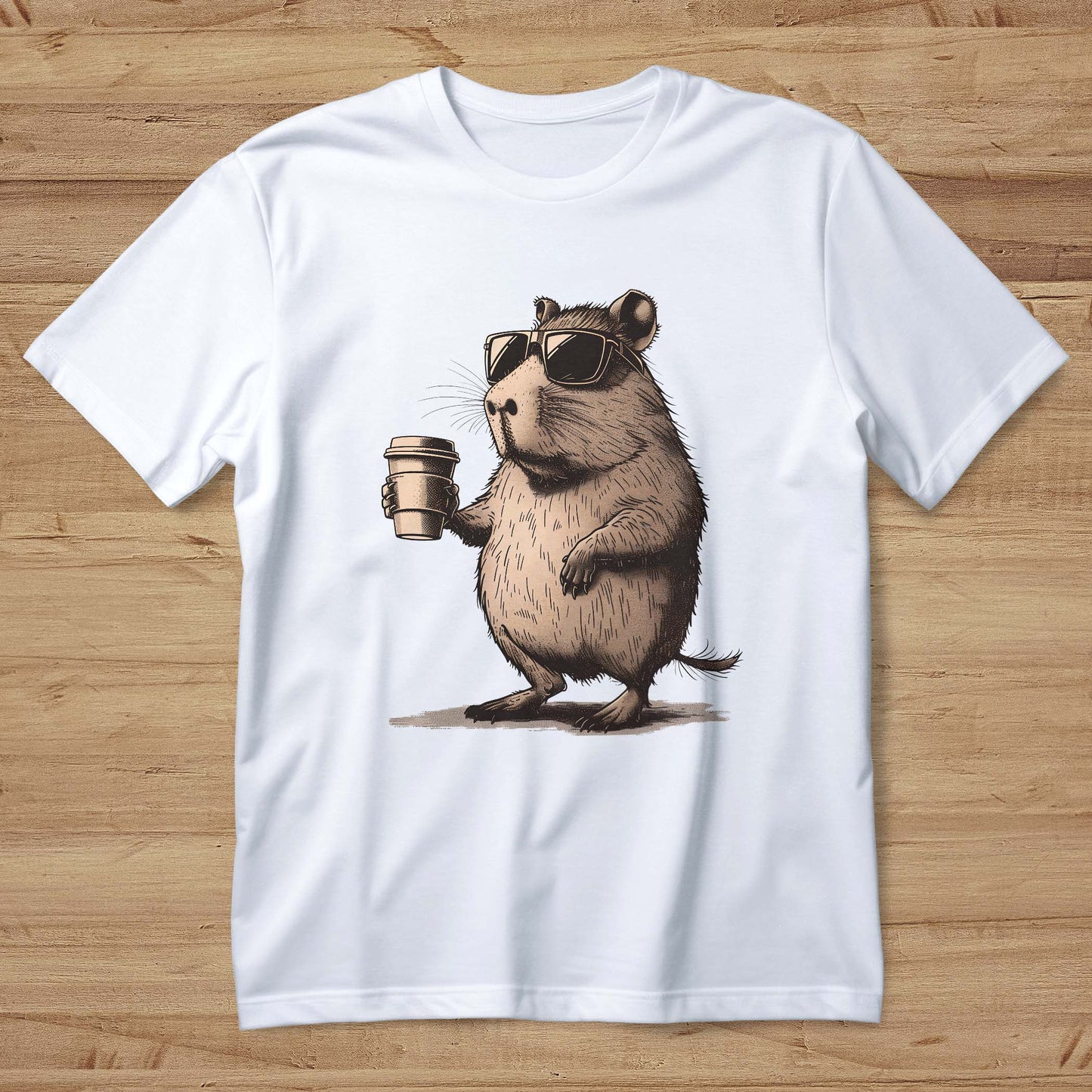 Cool Hipster Guinea Pig T-Shirt