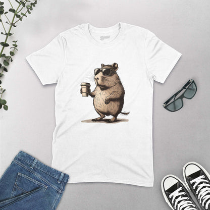 Cool Hipster Guinea Pig T-Shirt