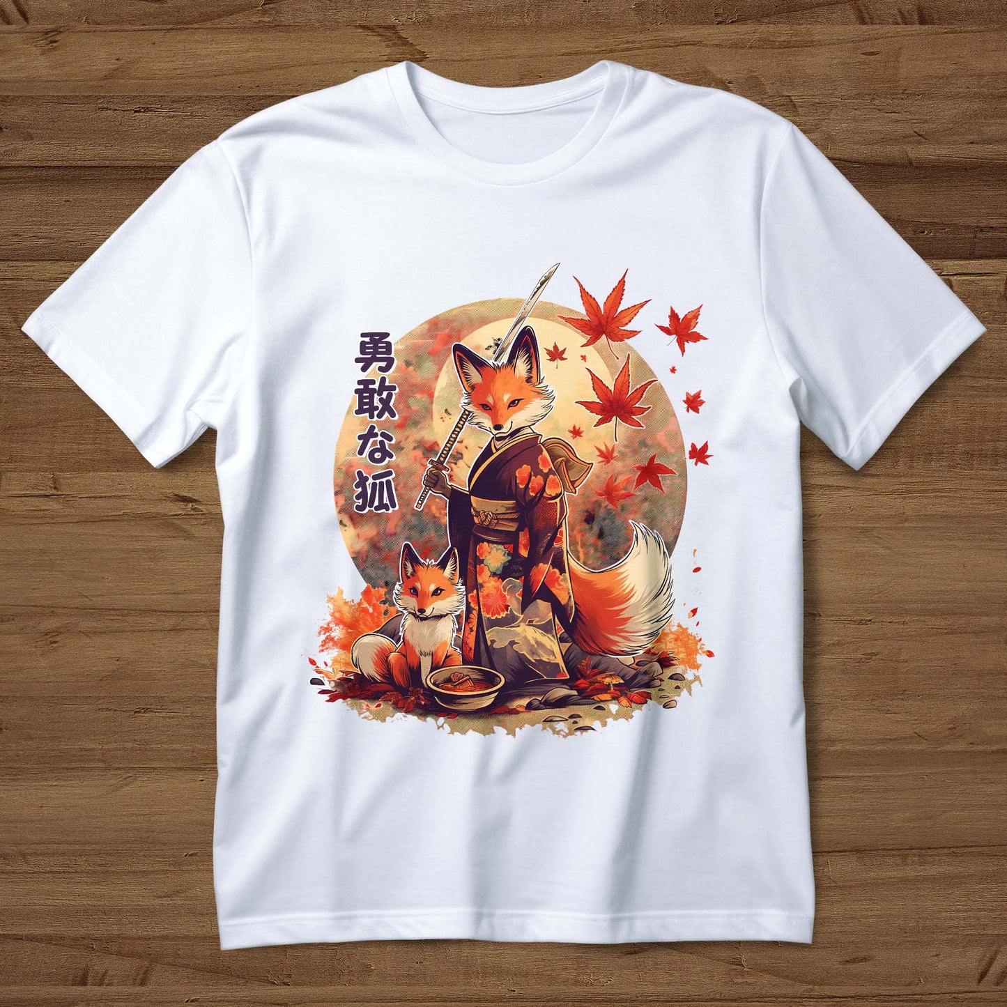 Brave Fox Samurai Unisex T-Shirt